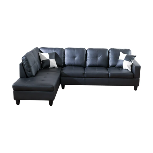 Faux Leather Sectional